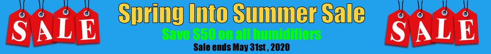Save $50 on all Desert Spring Humidifiers